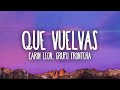 Carin Leon x Grupo Frontera - Que Vuelvas