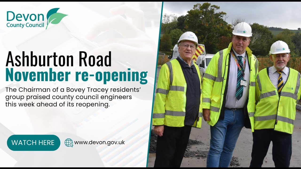 Ashburton Road opening YouTube