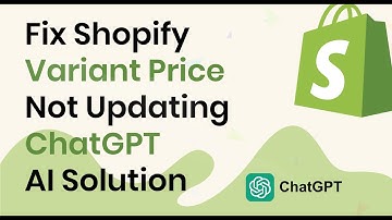 Fix Shopify Variant Price Not Updating (ChatGPT AI Solution)