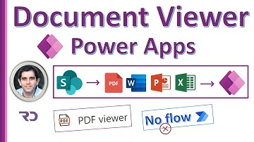 PowerApps PDF Viewer SharePoint Document Library without flow