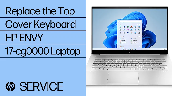 Replace the Top Cover Keyboard | HP ENVY 17-cg0000 Laptop PC | HP