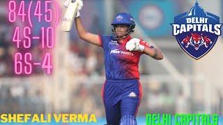 Shafali Verma Batting Against Rcbw In Wpl Shefali Verma Best Innings Against Rcbw Wpl 2023 