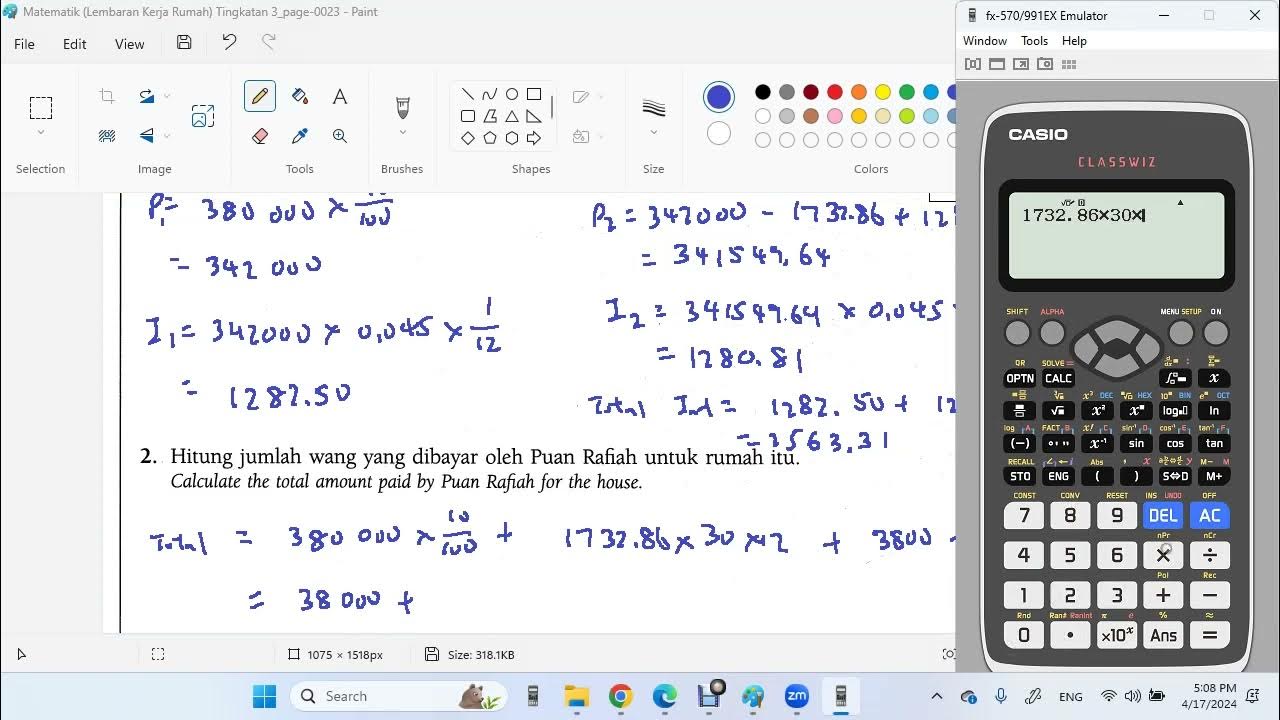 F3 C3 4 Debt Lembaran Kerja Rumah PBD Matematik Sasbadi - YouTube