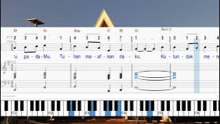 MB. 169. KUSUJUD ALLAHKU - CHORD Madah Bakti, do = G, 4/4