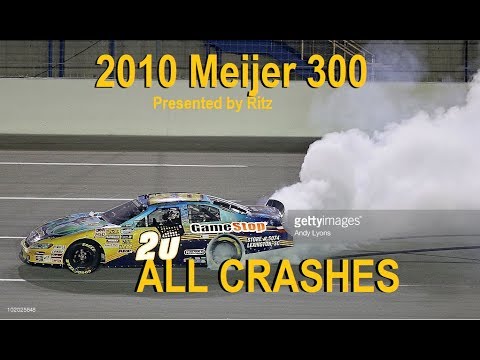zachary quinto All NASCAR Crashes from the 2010 Meijer 300 Presented by Ritz