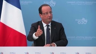 Hollande: France to await UN final report on Syria