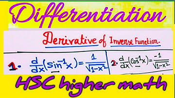 Derivative of Inverse functions/ Hsc Exam  Higher math/ এইচএসসি উচ্চতর গণিত // বিপরীত ফাংশনের অন্তরজ