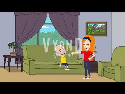 Caillou Gets Grounded By Doris