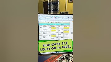 🔥display excel file path in excel #shorts #Excel #exceltips