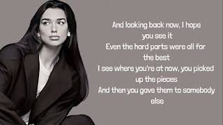 Dua Lipa - Happy For You lyrics