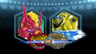 MAGMA IFRITOR I7- VS - GILDED BALDEROV B7 - BEYBLADE BURST app