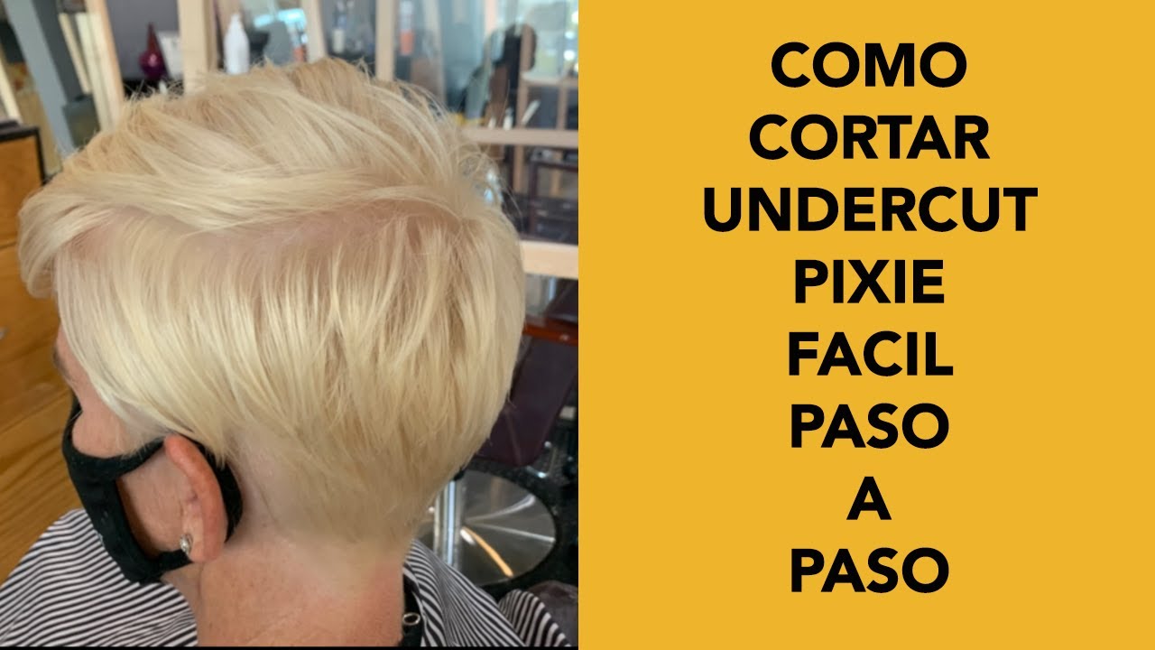 Como Cortar Undercut Cabello Corto Paso a Paso