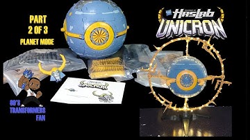 Transformers Haslab Unicron part 2 Planet Mode Toy Review