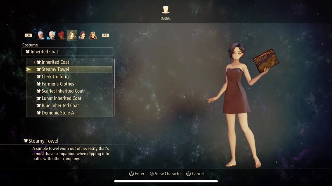 Tales of Arise Steamy Towel outfits YouTube