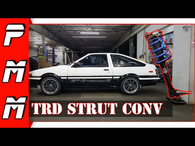AE86 Corolla Suspension overhaul | TRD Short Stroke Strut