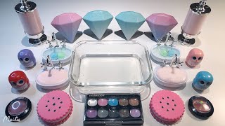 Mixingdiamond Slime, Eyeshadow,Makeup,Glitter Into Slimesatisfying Slime Videoasmr