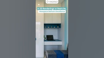 3D Renderings Vs. Real-life images of our projects 💯 #shorts #onespaceinterior