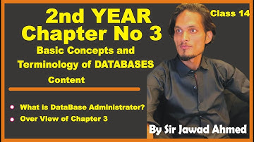 Database administrator | 2nd year computer chapter 2