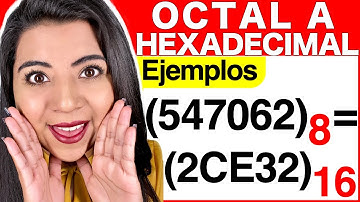 CONVERTIR de OCTAL a HEXADECIMAL - Ejercicio #5