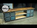 Industrial TV bench | Heavy duty build the easy way!