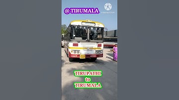 Sapthagiri Exp @Tirumala #shorts #apsrtc