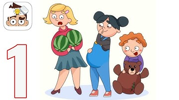 DOP 2: Delete One Part - Gameplay Walkthrough Part 1 Level 1-50 (iOS, Android).