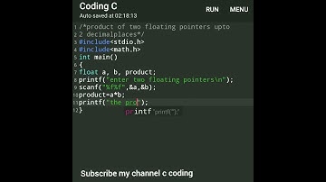 product of two floating pointers upto 2 decimal places using c
