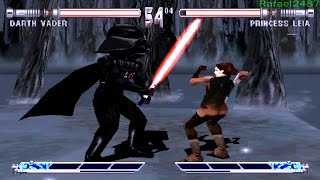 Star Wars Masters Of Teras Kasi Ps1 Big Head Darth Vader Secret Code Hd
