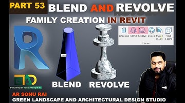 PART 53 BLEND AND REVOLVE(FAMILY  IN REVIT) #revitarchitecture #revit #bim