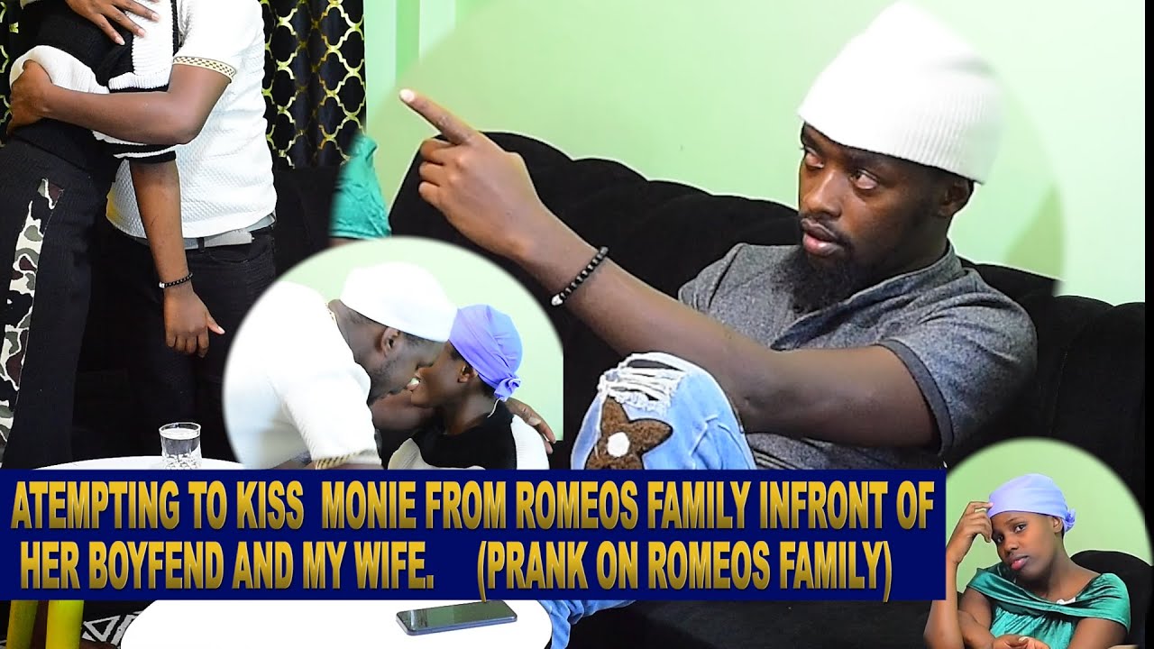 FLIRTING WITH MONIE OF ROMEOS FAMILY INFRONT OF HER BOYFRIEND,  (PRANK ON ROMEOS FAMILY)