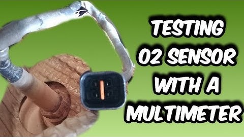 testing the (zirconia) o2 sensor with multimeter