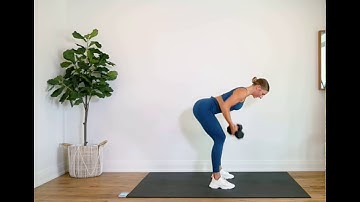 Bicep curl into row into extension