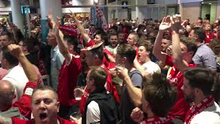 Charlton Fans Allez at Wembley