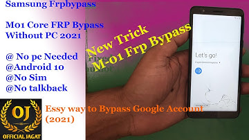 Samsung M01 Core FRP Bypass / ( M013F ) Google Account Bypass Android 10 New Trick Without Pc (2021)
