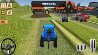 Realistic Indian Tractor Farming Sim Experience | Farming Simulator 3D Games - Android gameplay screenshot 5