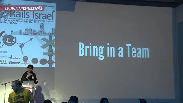 Jerry Cheung @ Rails Israel 2012: Let