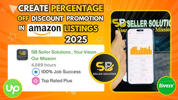 How to Create a Percentage Off Promotion on Amazon | Amazon Seller Central Tutorial 2025