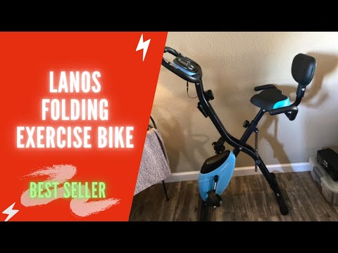 Lanos Folding Exercise Bike with 10-Level Adjustable Magnetic Resistance Review & Assembly 2021