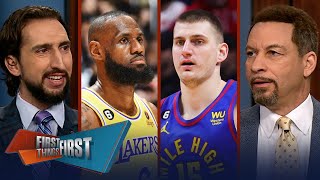 LeBron feels ‘really good’ about new Lakers, Jokić leads MVP Straw Poll | NBA | FIRST THINGS FIRST