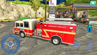 NY City Firefighter Truck Simulator - Fire Truck Game - Android Gameplay screenshot 5