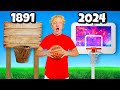Oldest vs newest basketball hoop