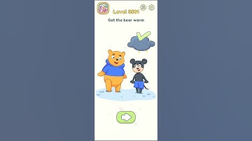 Dop 2 (Delete One Part) Level - 3501 Get the bear warm #shorts #shortsfeed #viralshorts