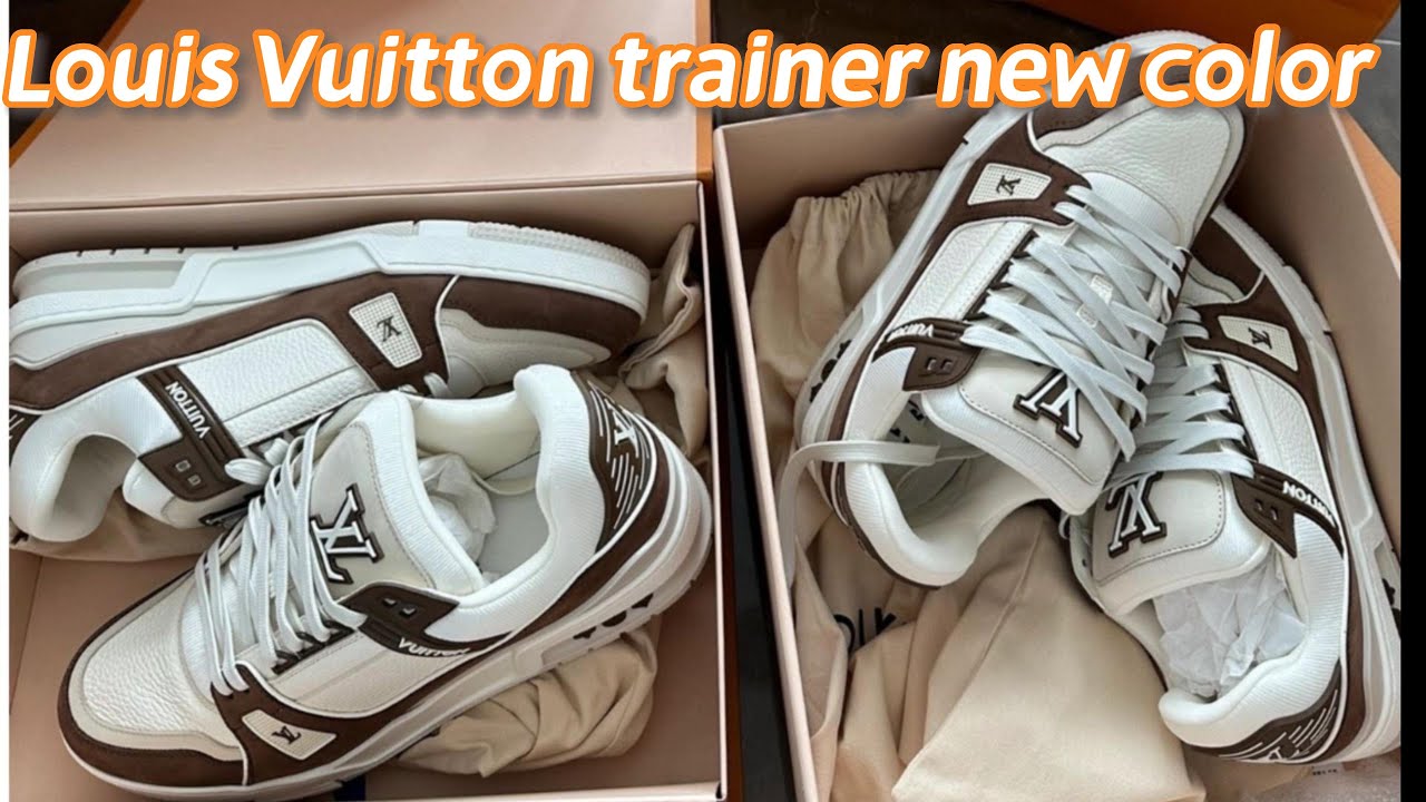 $85 DHGATE Louis Vuitton Trainers B&W Unboxing, Review, UV and on foot 