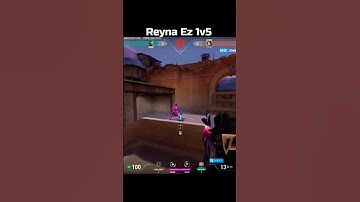 Reyna ez (1v5) clutch #valorant #valorantclips