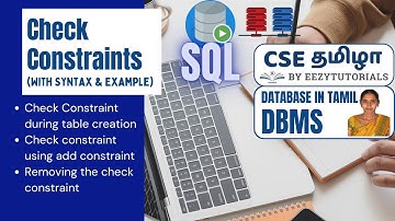 4.2 தமிழில் Check Constraint in SQL