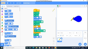 การวาดดอกไม้ ใน Scratch