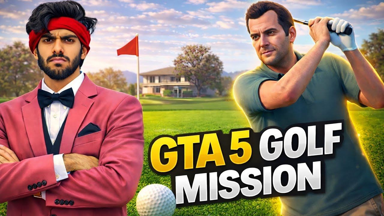 CAN I PLAY ⛳ GOLF IN GTA 5 MISSION | GTA 5 GAMEPLAY | @TechnoGamerzOfficial 