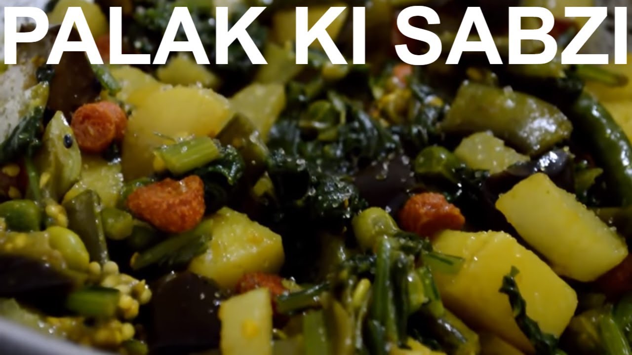 Palak Ki Sabzi Palok Shaker Chachori Food Some 01 Spinach Stir Fry Recipe Chef Munmun
