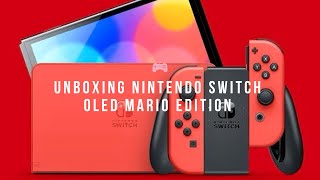 Unboxing e primeiras impressões do Nintendo switch oled edição do Mario!