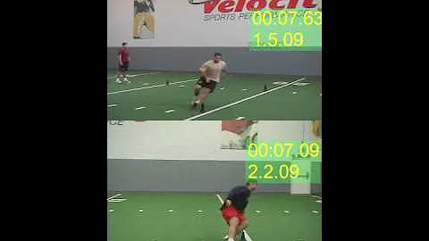 NFL  Draft Training - 3 cone McKillop